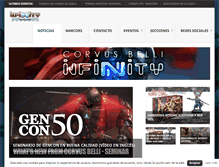 Tablet Screenshot of infinitywarcors.com